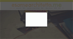 Desktop Screenshot of esamedistatoarchitetto.com